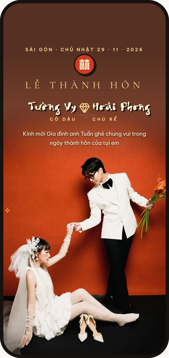Màn đầu tiên khách thấy khi bấm vào link riêng của mình, ghi đúng tên và cách xưng hô