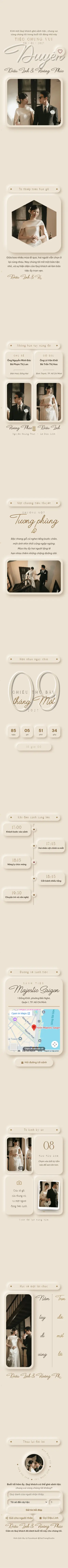 Mẫu thiệp cưới online Retro · Cổ điển